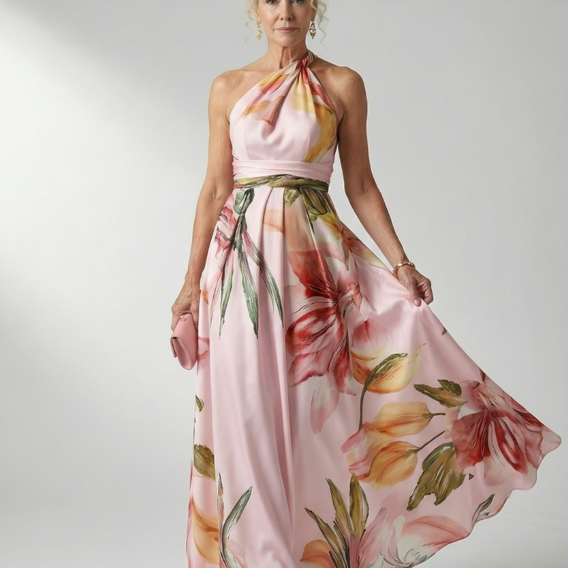 Diana - Vestido Maxi Floral Leve