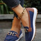 Elisa - Mocassins com Fivela Plana