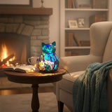 Lâmpada Decorativa Vitral Luz Noturna Suave