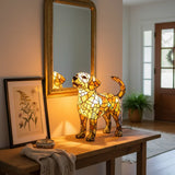 Lâmpada Cão Encantado Decorativa Vitral