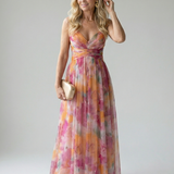 Catarina - Vestido Maxi Suave Envolvente