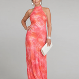 Constança - Vestido Maxi Estampado com Alças