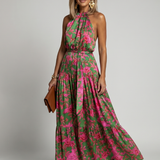 Gabriela - Vestido Midi com Alças Drapejadas