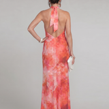 Constança - Vestido Maxi Estampado com Alças