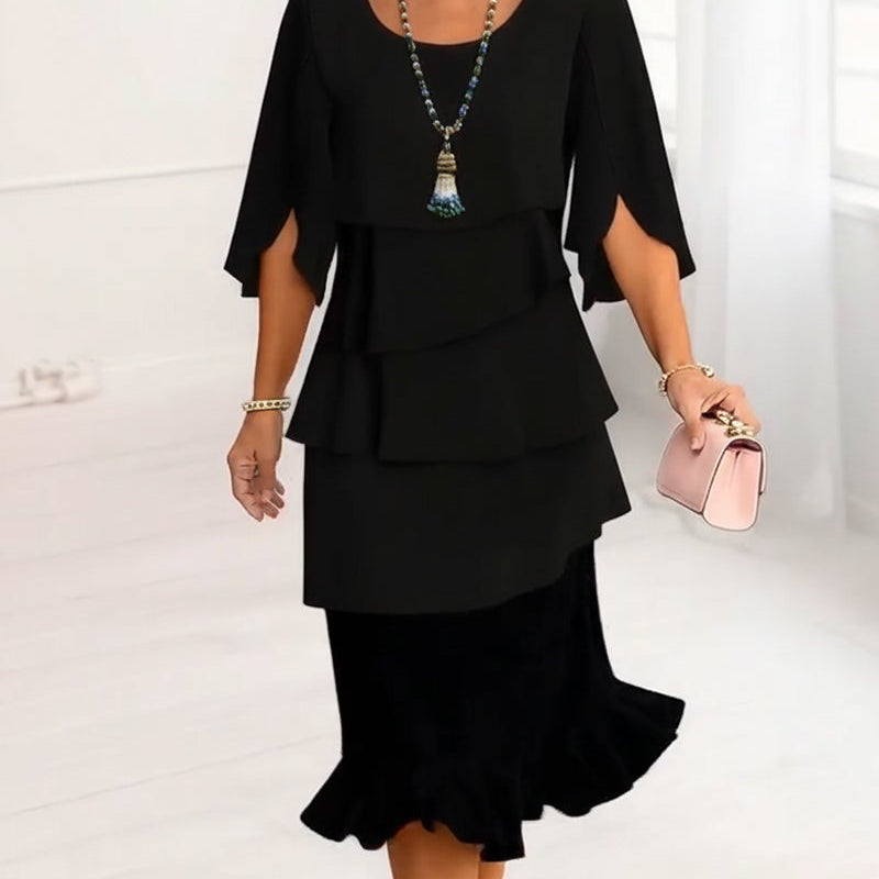 Patrícia - Vestido Elegante e Confortável com Renda