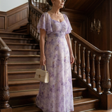 Olívia - Vestido Midi com Mangas Esvoaçantes