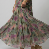 Filipa - Vestido Midi com Ombros de Fora