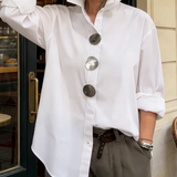 Rosa - Blusa com Botões
