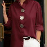 Rosa - Blusa com Botões