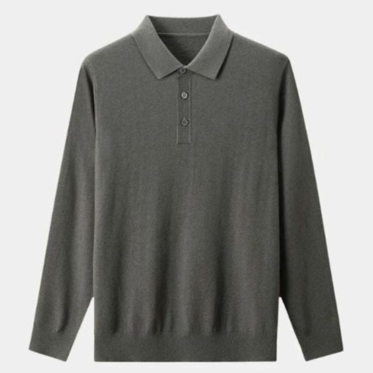Adrian™ | Pullover de Lã com Botões