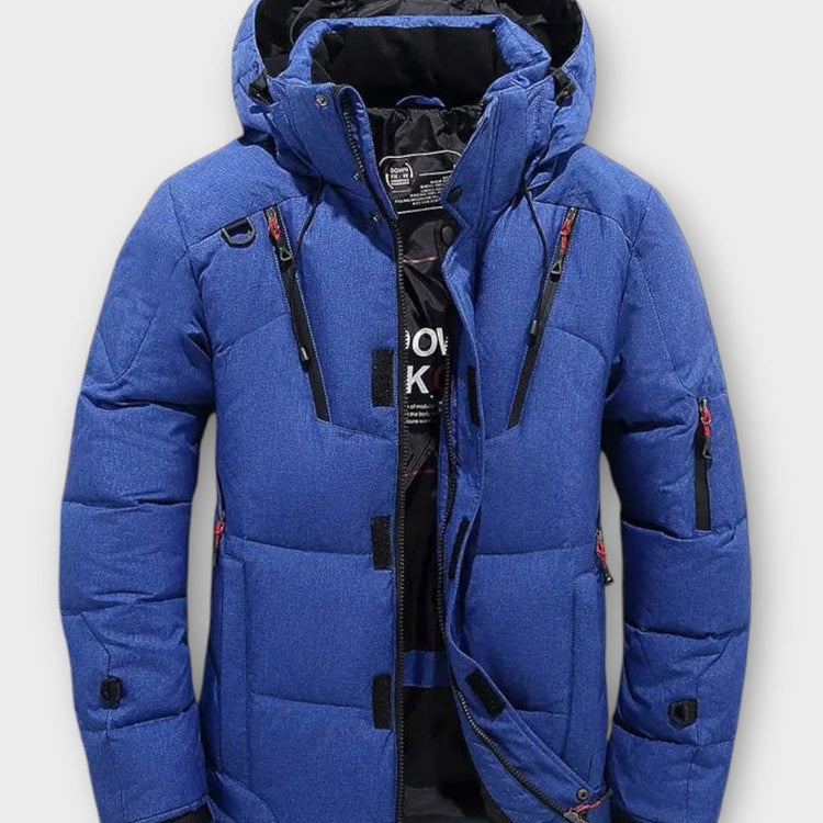 Arktis Pro™ | Parka de Inverno Masculina Sólida