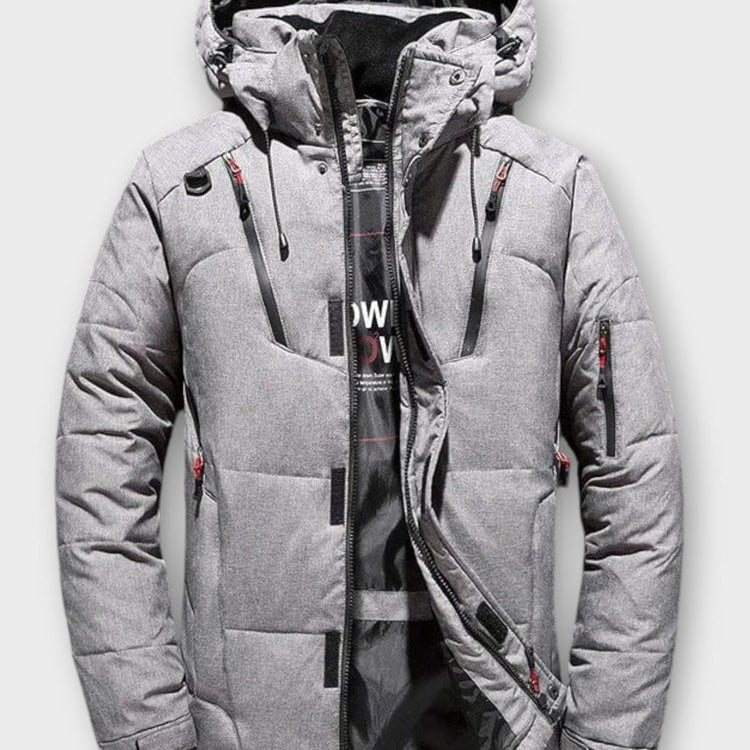 Arktis Pro™ | Parka de Inverno Masculina Sólida