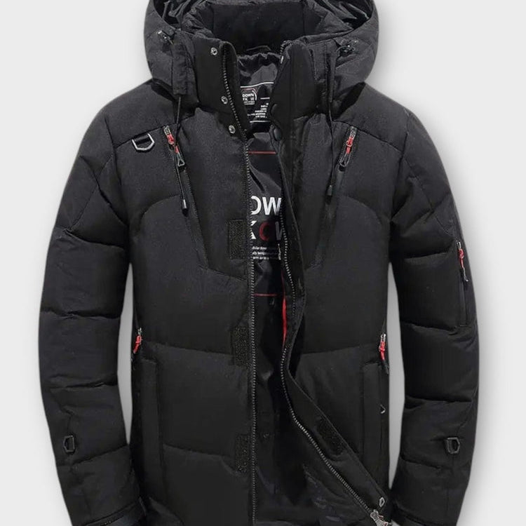 Arktis Pro™ | Parka de Inverno Masculina Sólida