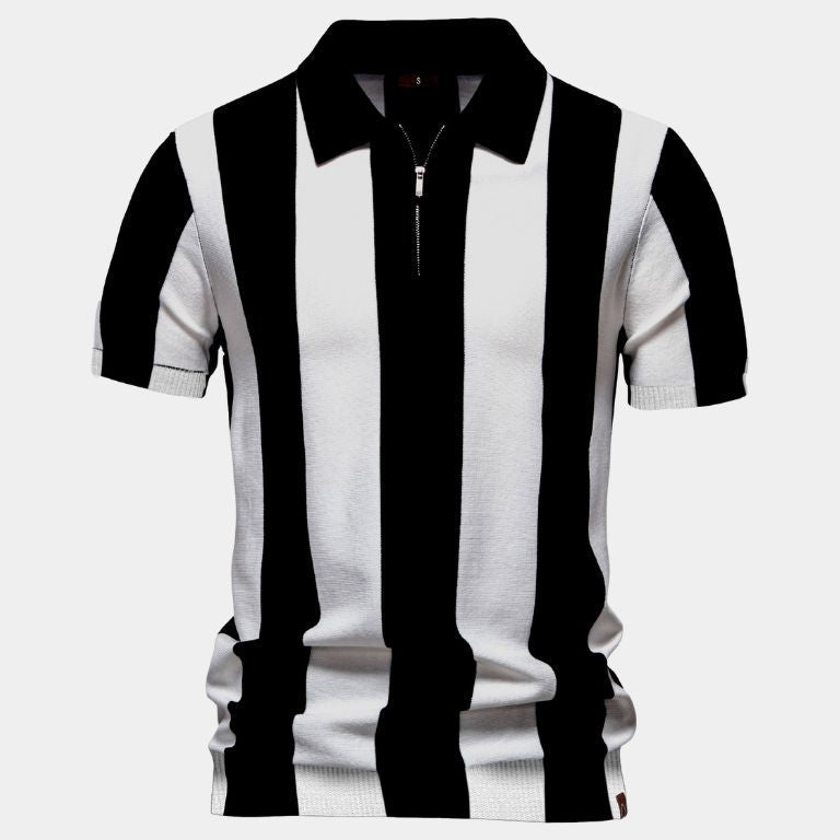 Bo™ | Polo Listrado Marinho