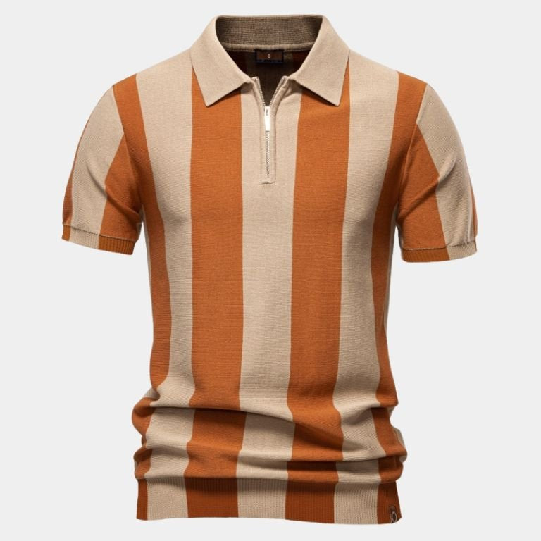 Bo™ | Polo Listrado Marinho
