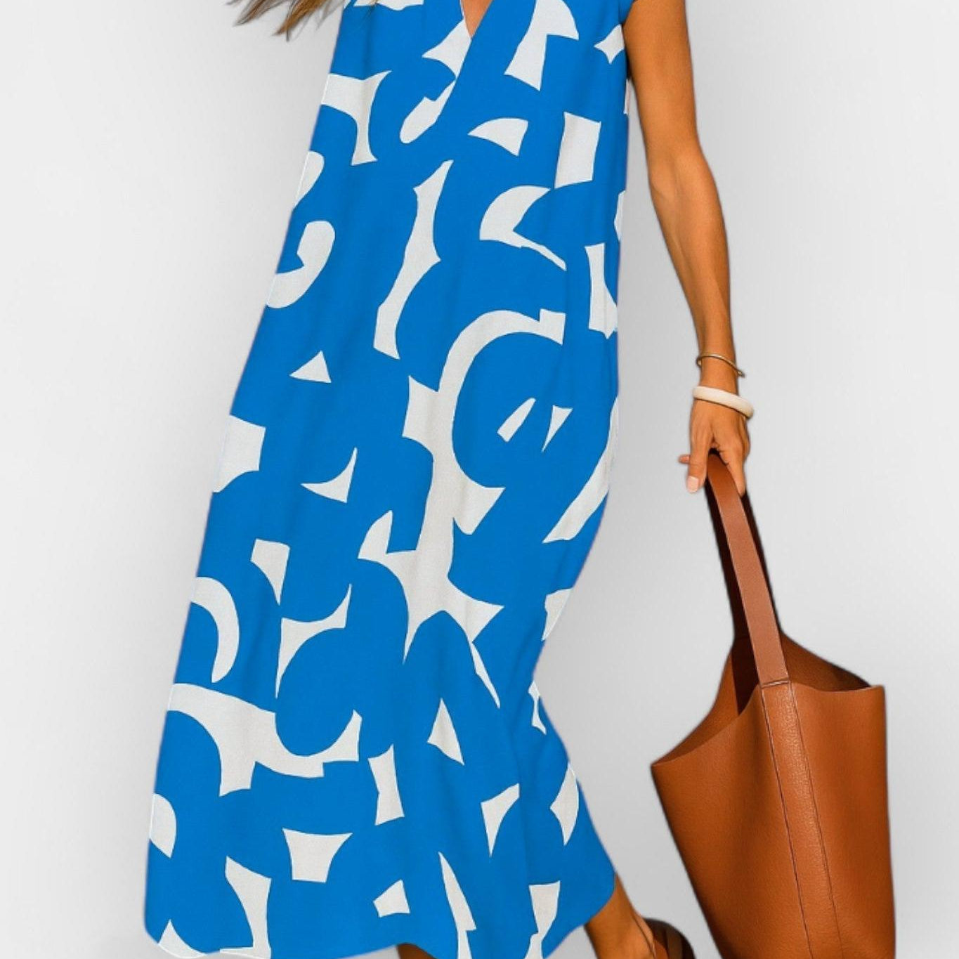 Cátia | Vestido Decote V Vermelho Verão