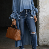 Mariana - Camisa de Ganga Casual