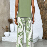 Cláudia | Conjunto Verde Oliva de Verão