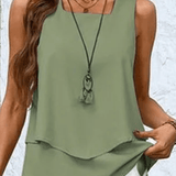 Cláudia | Conjunto Verde Oliva de Verão