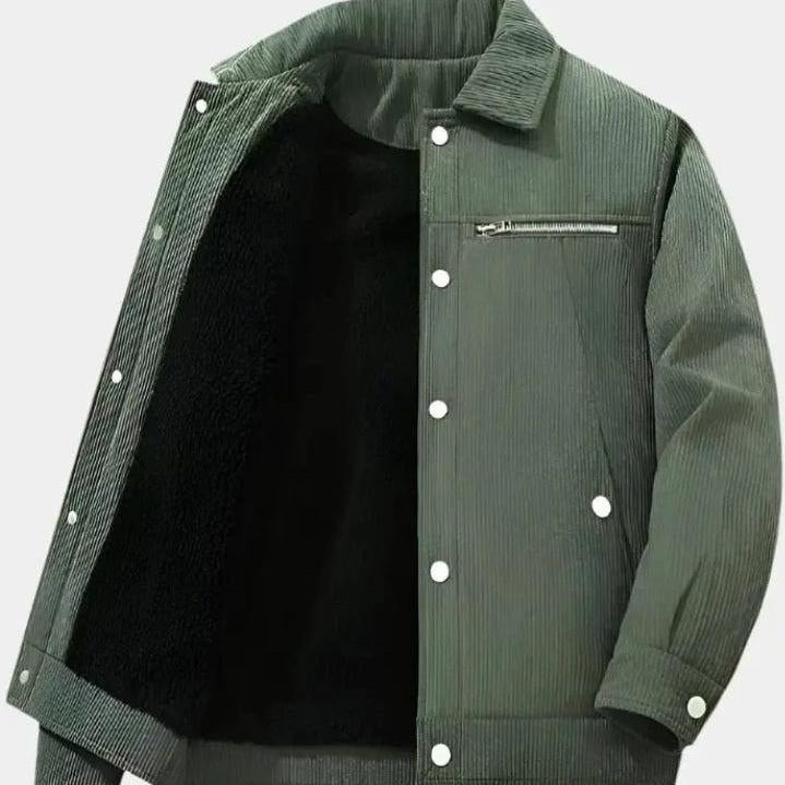 Corde™ | Casaco Sherpa em Veludo Cotelê