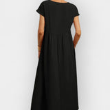 Eduarda | Vestido de Algodão Leve Vermelho