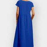 Eduarda | Vestido de Algodão Leve Vermelho
