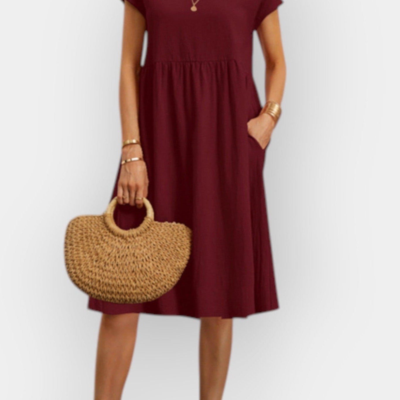 Filipa | Vestido Vintage Midi de Verão