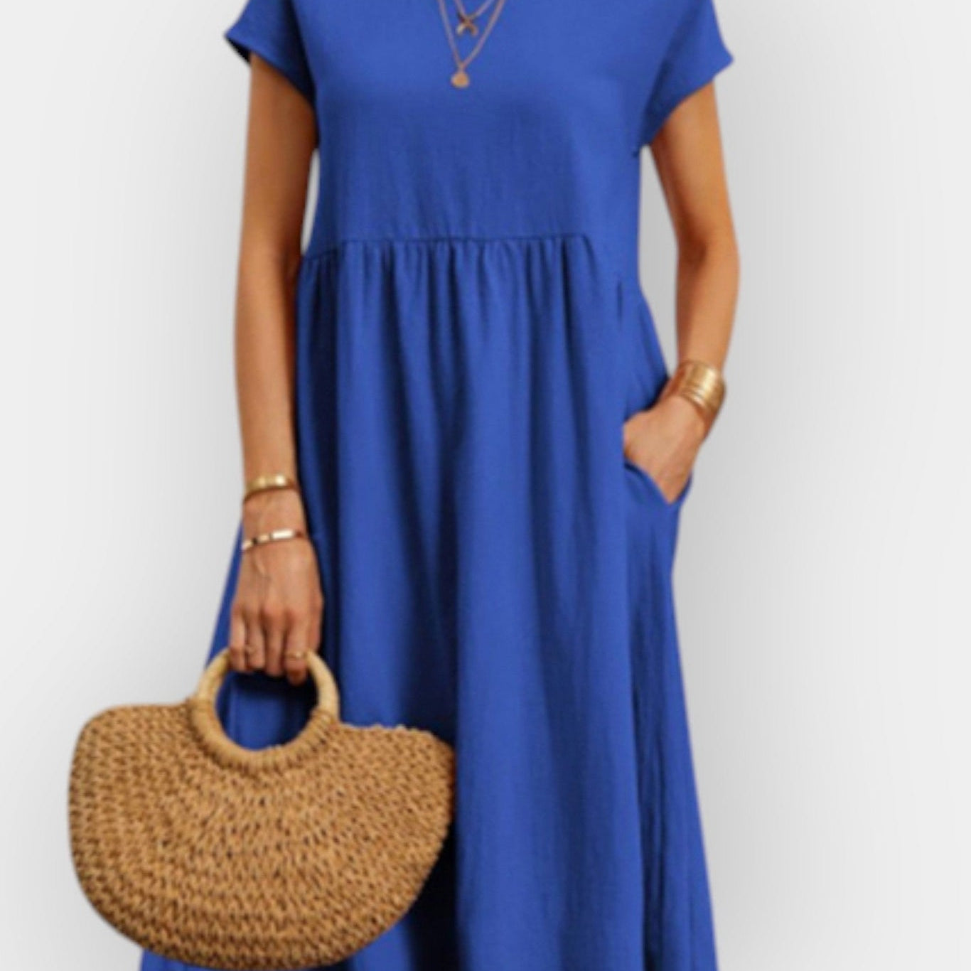 Filipa | Vestido Vintage Midi de Verão