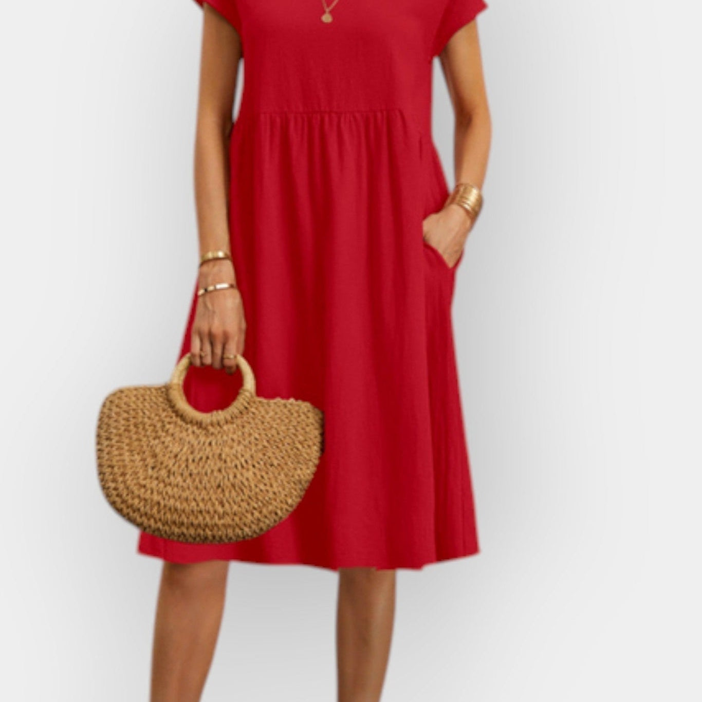 Filipa | Vestido Vintage Midi de Verão