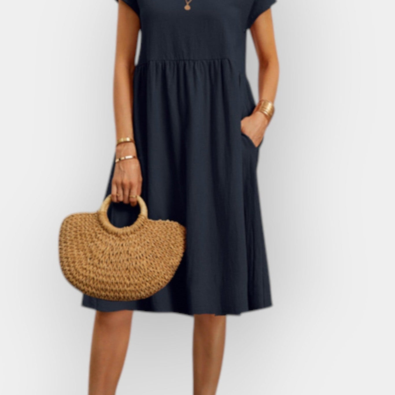 Filipa | Vestido Vintage Midi de Verão