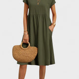 Filipa | Vestido Vintage Midi de Verão