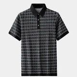 Holger™ | Pólo de Malha Clássico Preto