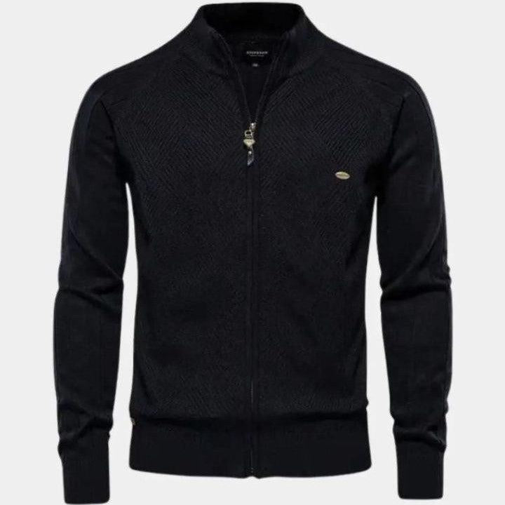 Jacquard™ | Cardigan de Malha com Fecho