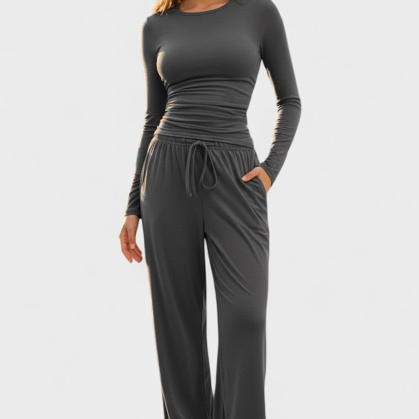 Jana™ | Conjunto solto com mangas longas