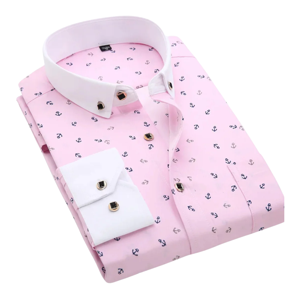 Klaas™ | Camisa de Impressão Náutica