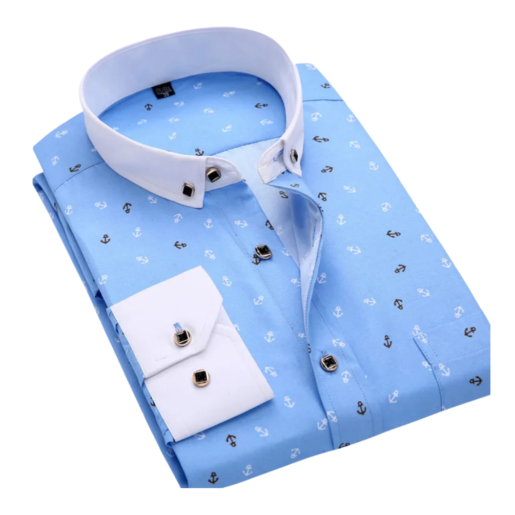 Klaas™ | Camisa de Impressão Náutica
