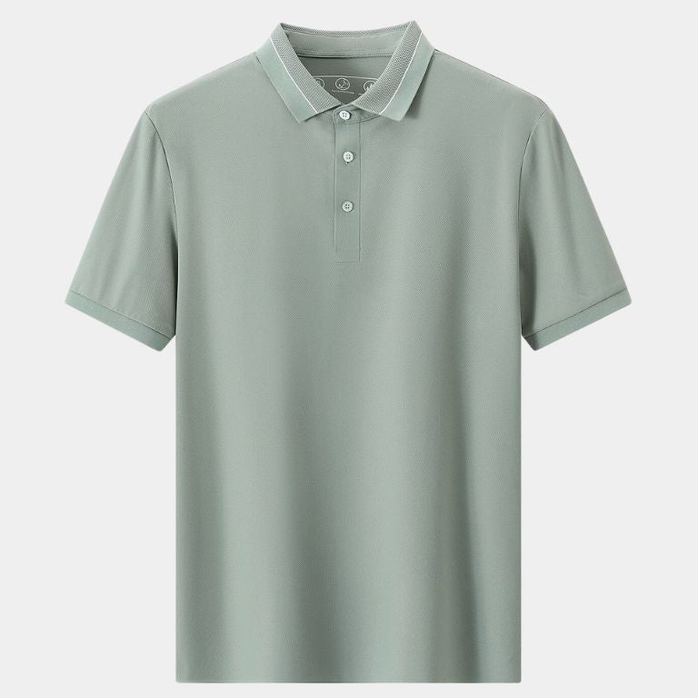 Klaus™ | Polo de Aço Cinza