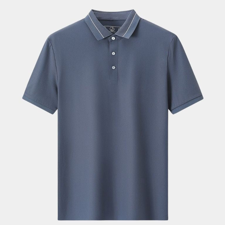 Klaus™ | Polo de Aço Cinza