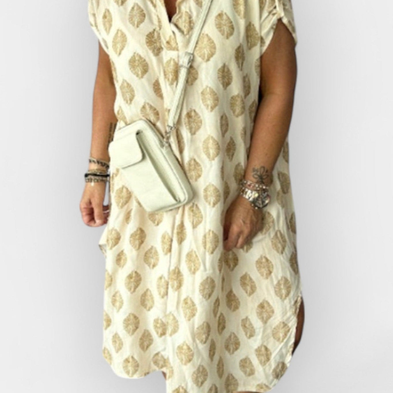 Leonor | Vestido Leve Lilás de Verão