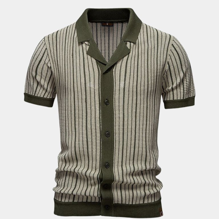 Laurits™ | Polo de Malha Listrada