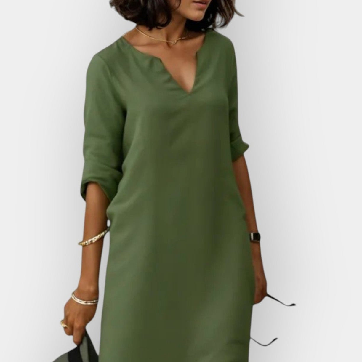 Luísa | Vestido Midi Vermelho de Verão