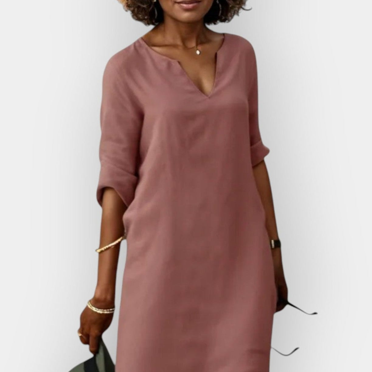 Luísa | Vestido Midi Vermelho de Verão