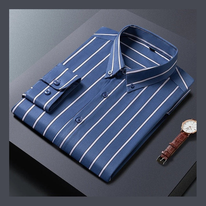 Levi™ | Camisa Elegante Listrada