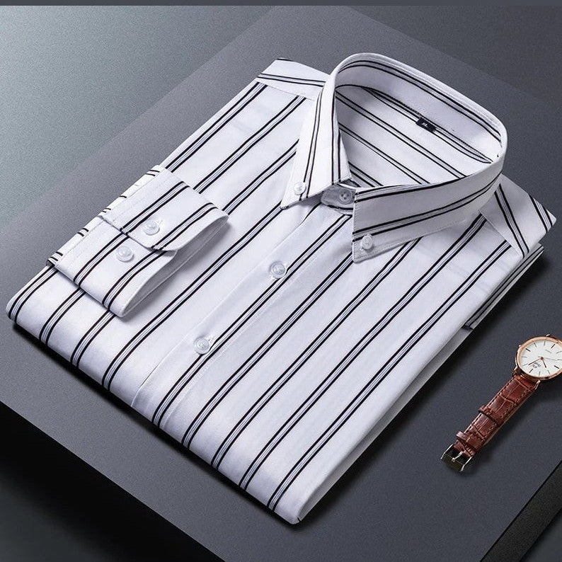 Levi™ | Camisa Elegante Listrada