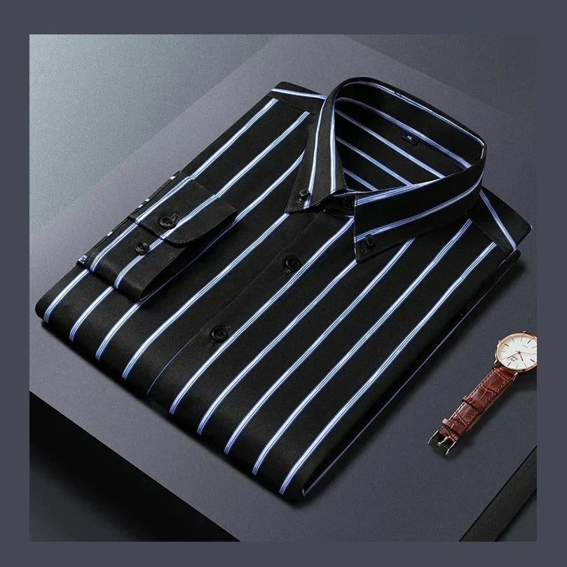 Levi™ | Camisa Elegante Listrada