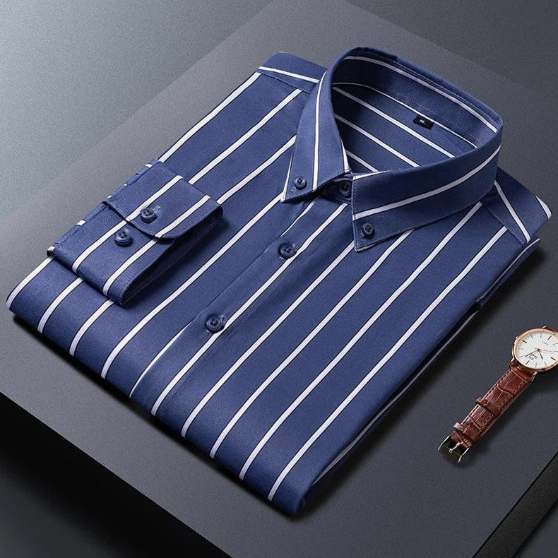 Levi™ | Camisa Elegante Listrada