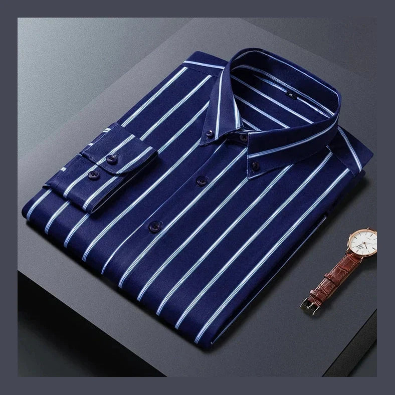 Levi™ | Camisa Elegante Listrada