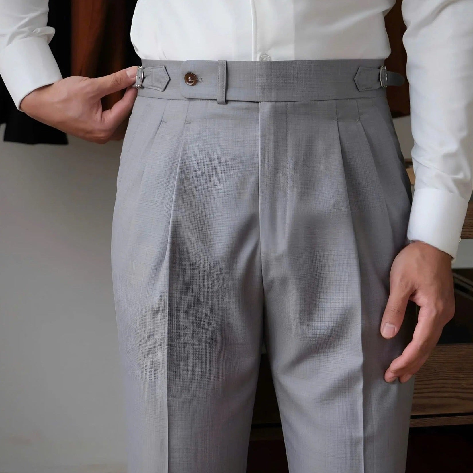 Luca™ | Calças Sidetab Genova