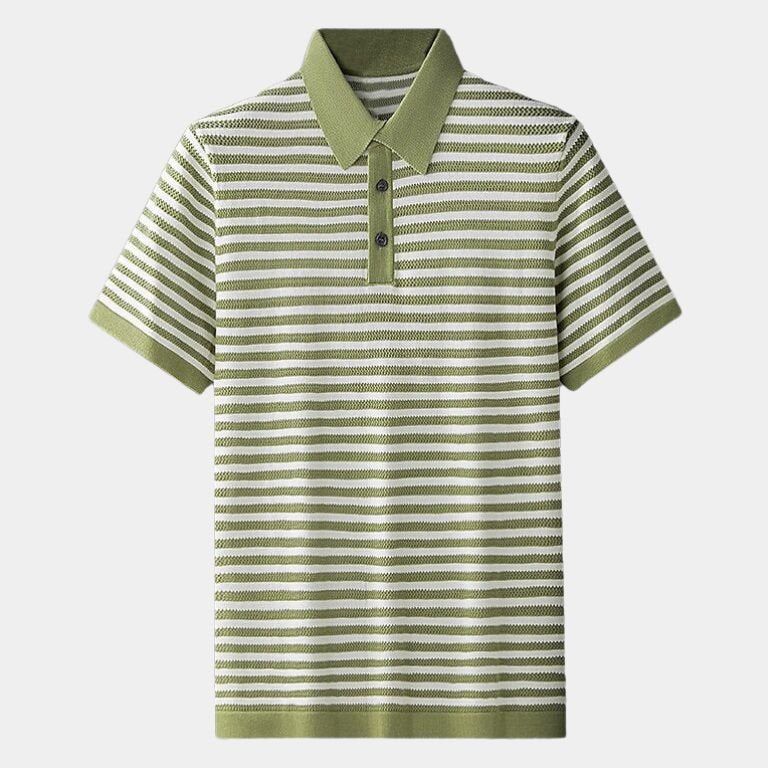Malthe™ | Polo Clássica Listrada