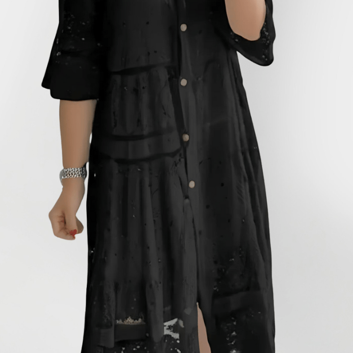 Micaela | Blusa de Renda Rosa Primavera